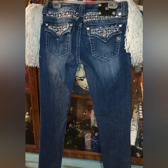 Miss Me Women's Dark Blue Boot Cut Jeans - Picture 4 of 4